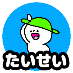 Name sticker Taisei can be used