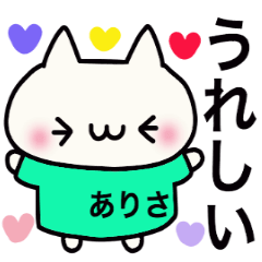 It is a sticker dedicated to Arisa.