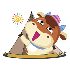 Little Cute Pink Couple on Picnic