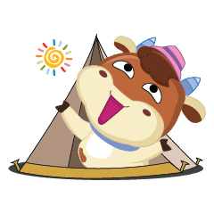 Little Cute Pink Couple on Picnic