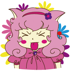 Pink cat girl
