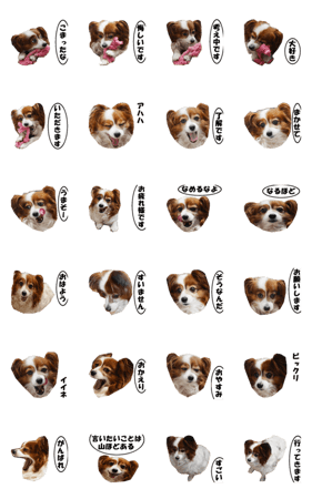 画像をダウンロード 犬 Line スタンプ かわいい犬のアニメ