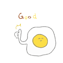 fried egg sticker