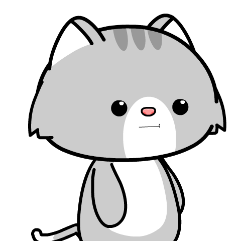 สติ๊กเกอร์ไลน์ Lovely Grey Cat : Pop-up stickers