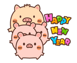 動畫 新春開運小豬19 Yabe Line貼圖代購 台灣no 1 最便宜高效率的代購網